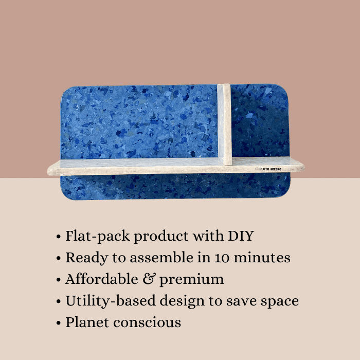 Majestic Sapphire X Lively Frost | Book Wall Shelf